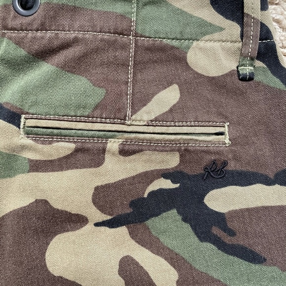 Rag & Bone camouflage pant Buckley frayed hem size 25 - Picture 13 of 13